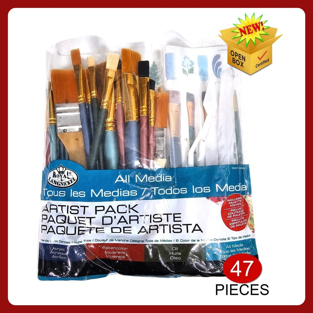 Royal & Langnickel 47pc All Media‎ Brush Set RSET-9388-RFID